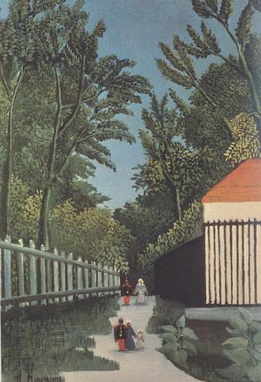 Henri Rousseau View of Montsouris Park China oil painting art